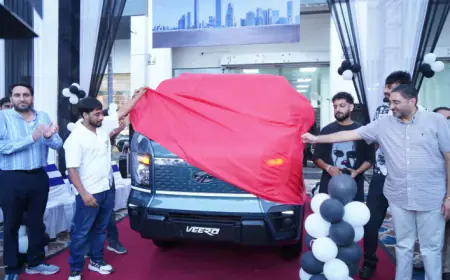 ਕਾਮੇਡੀਅਨ ਤੇ ਇੰਫਲੂਐਂਸਰ ਪਿੰਡੀ ਆਲਾ ਵੱਲੋਂ ਰਾਜ ਵਹੀਕਲਜ਼, ਜ਼ੀਰਕਪੁਰ ਵਿਖੇ ਲਾਂਚ ਕੀਤੀ ਗਈ "ਮਹਿੰਦਰਾ ਵੀਰੋ"!!